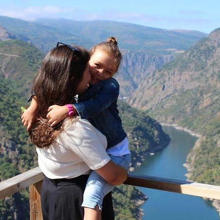 Casa Bolmente A Ver En La Ribeira Sacra. Villa Sober Eksteriør billede