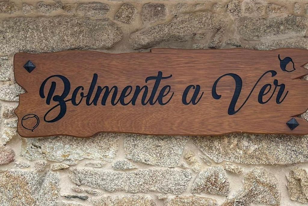 Casa Bolmente A Ver En La Ribeira Sacra. Villa Sober Eksteriør billede