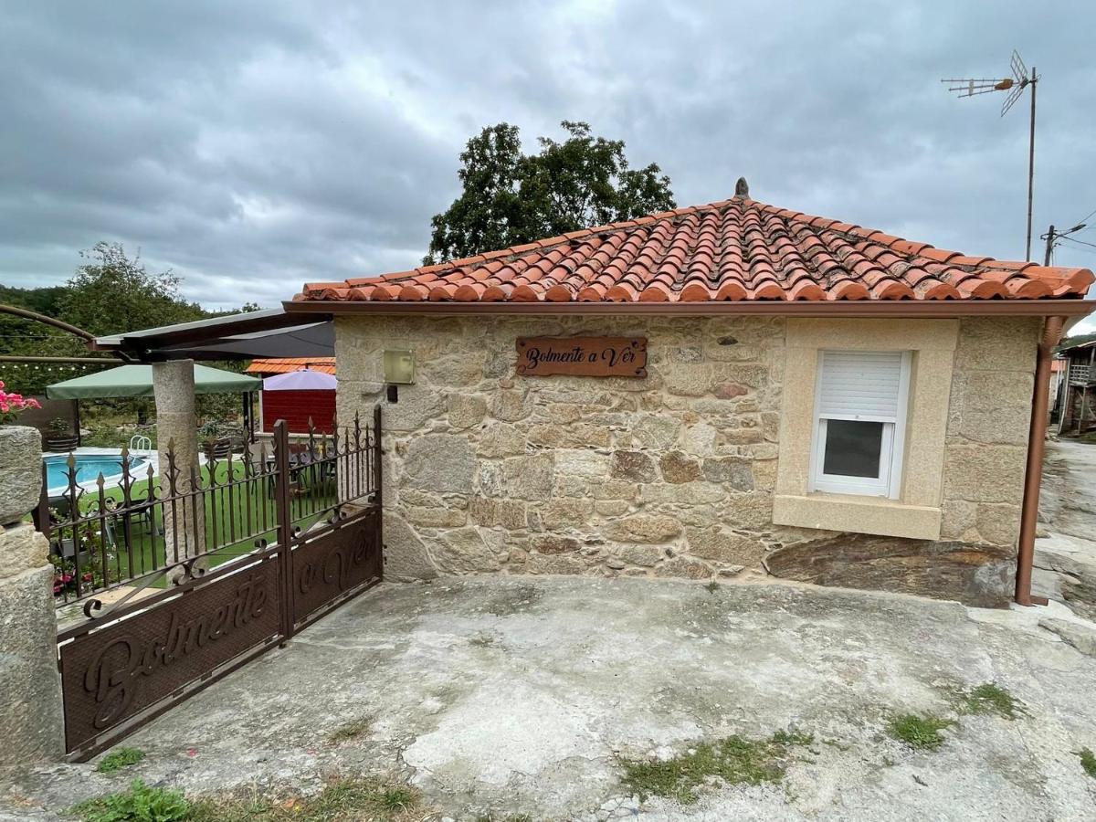 Casa Bolmente A Ver En La Ribeira Sacra. Villa Sober Eksteriør billede