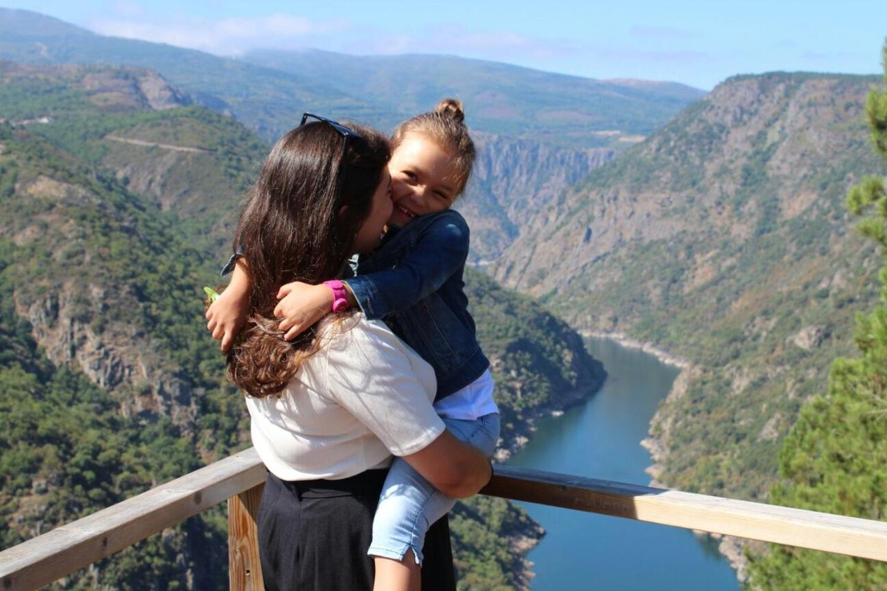 Casa Bolmente A Ver En La Ribeira Sacra. Villa Sober Eksteriør billede
